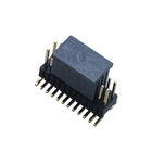 PA9T 2mm Male And Female Header Pins , 500V Dual Row Header Connector